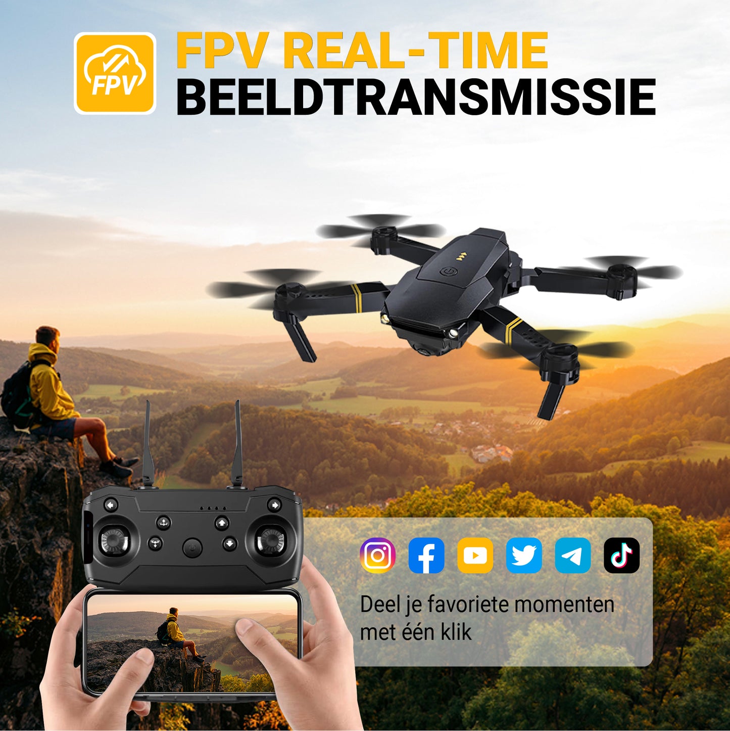 Logivision E58 Drone met 4K Camera