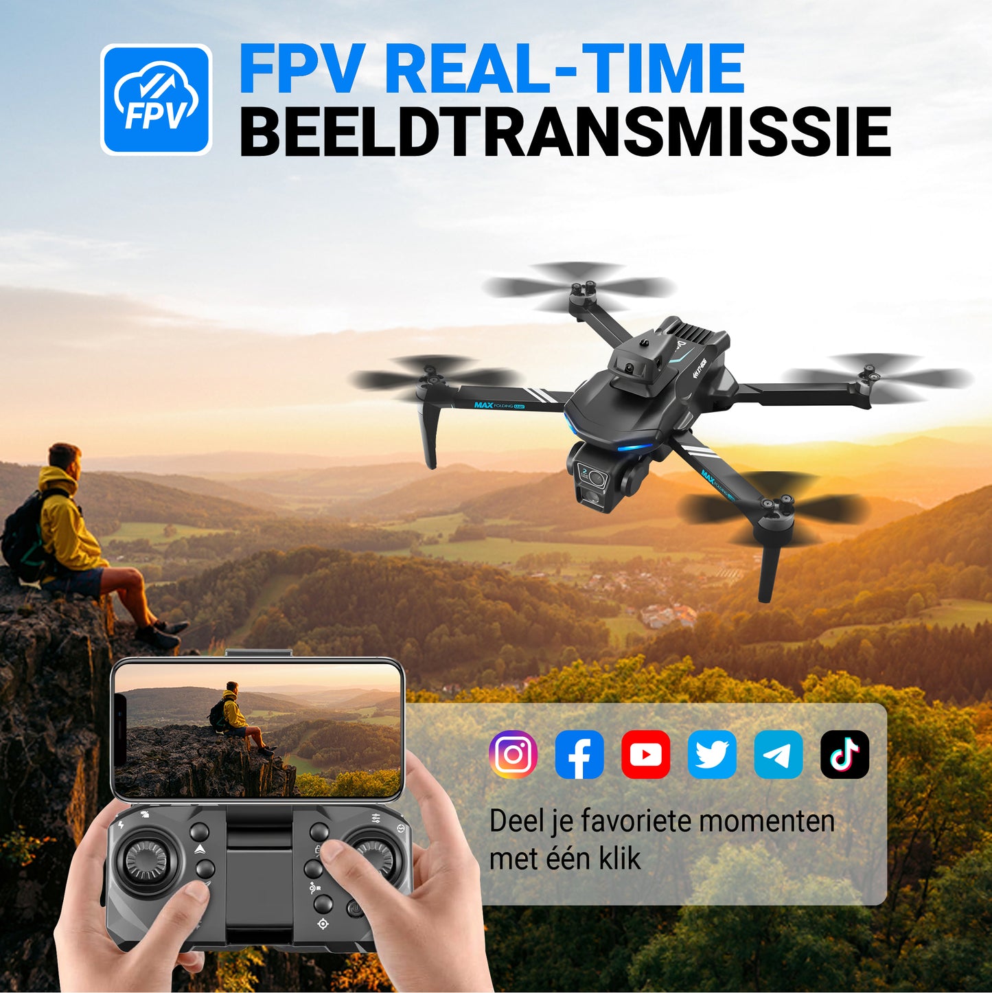Logivision XT606 PRO Drone met 4K Camera