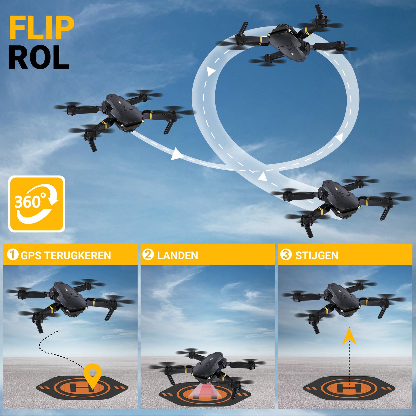 Logivision E58 Drone met 4K Camera
