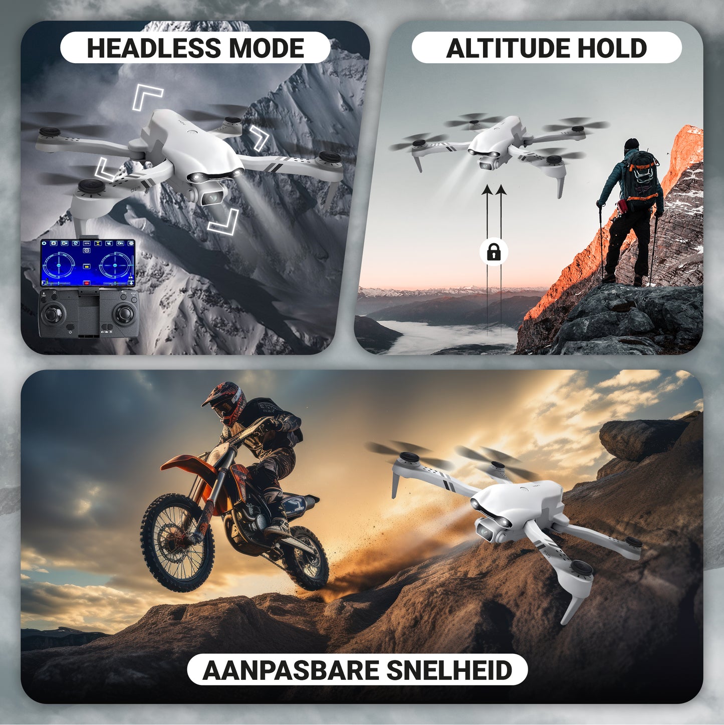 Logivision F10 PRO MAX Drone met 4K UHD Camera