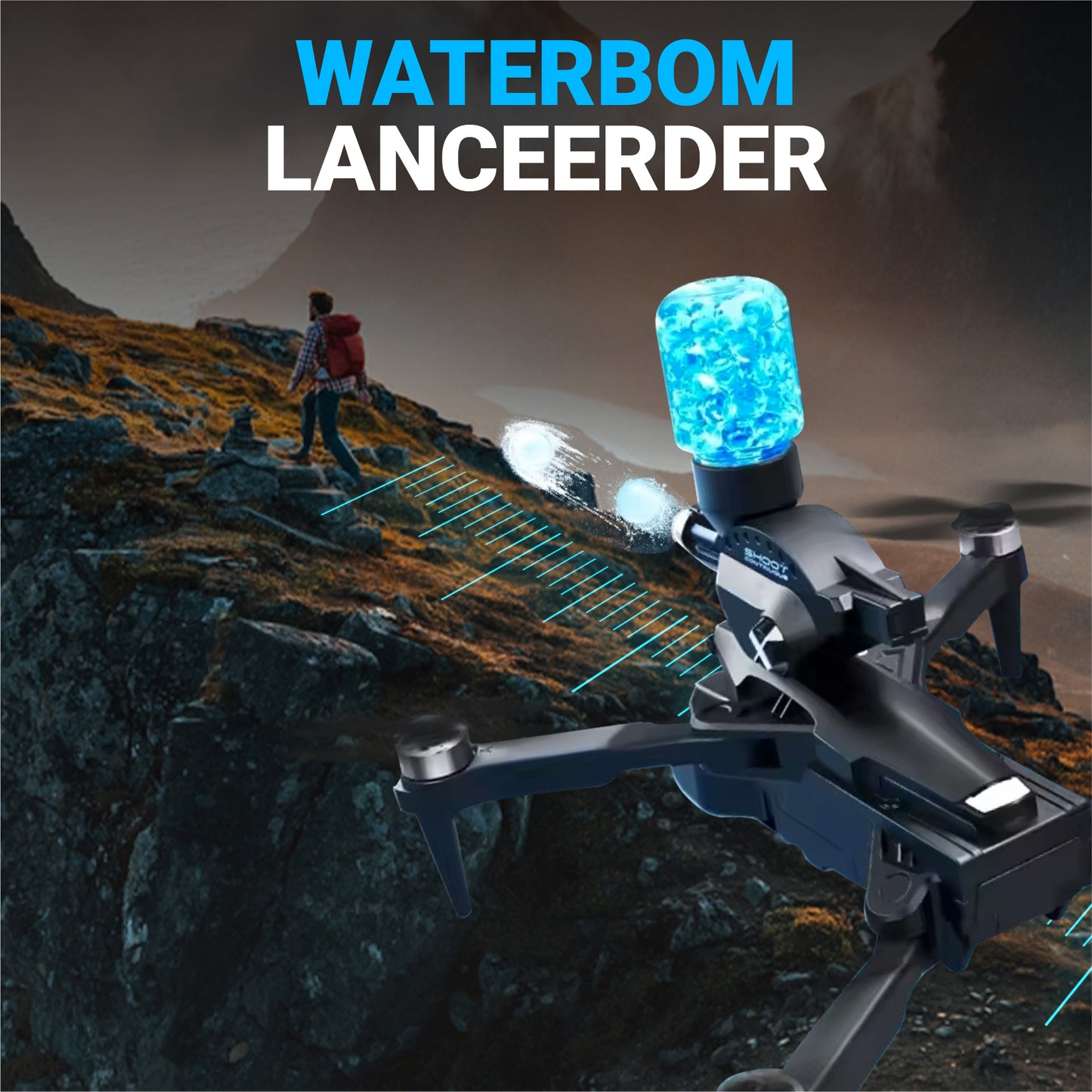 Logivision K11 SHOOTER Drone met Drievoudige 4K Camera