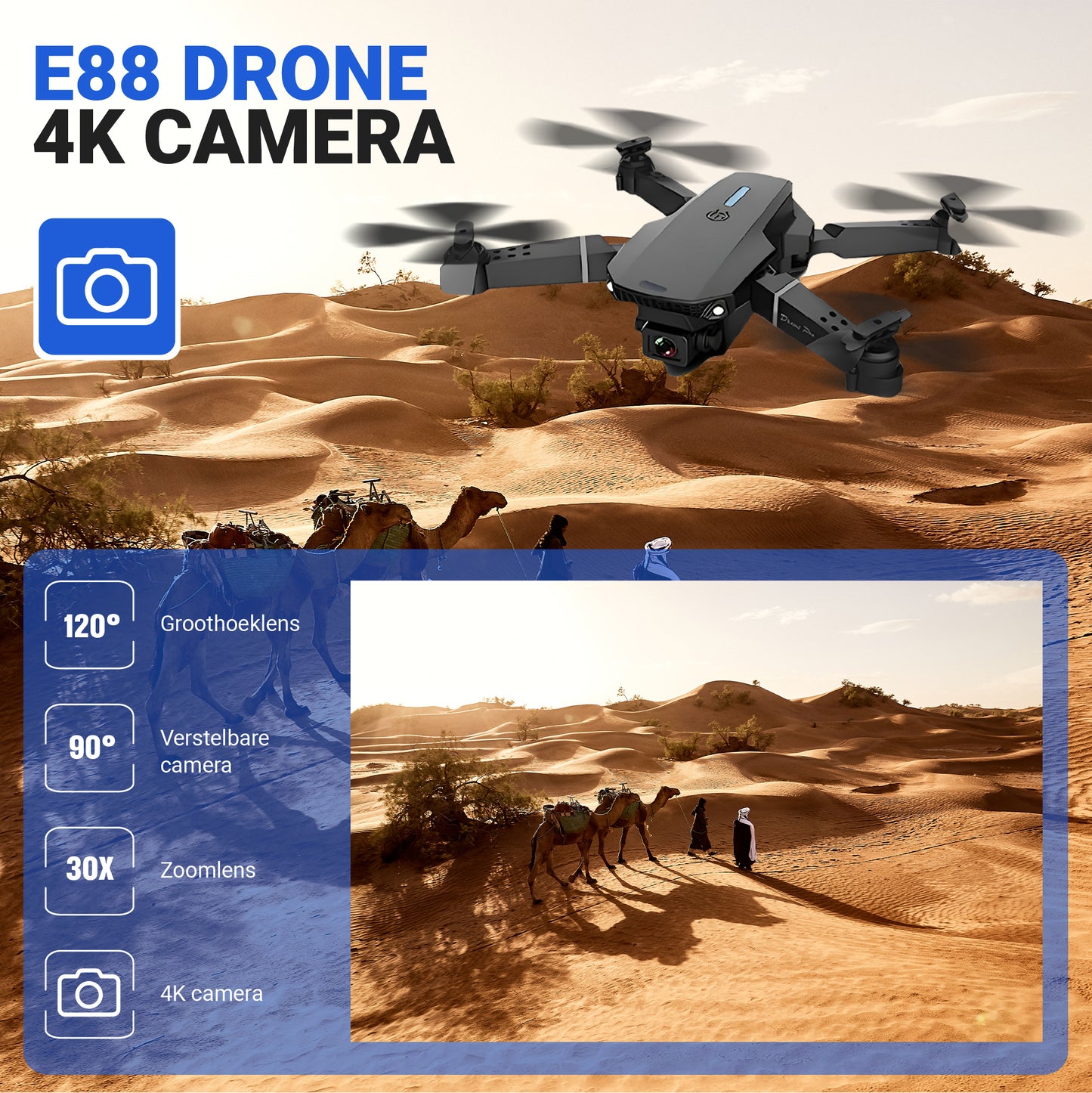 Logivision E88 Drone met 4K Camera