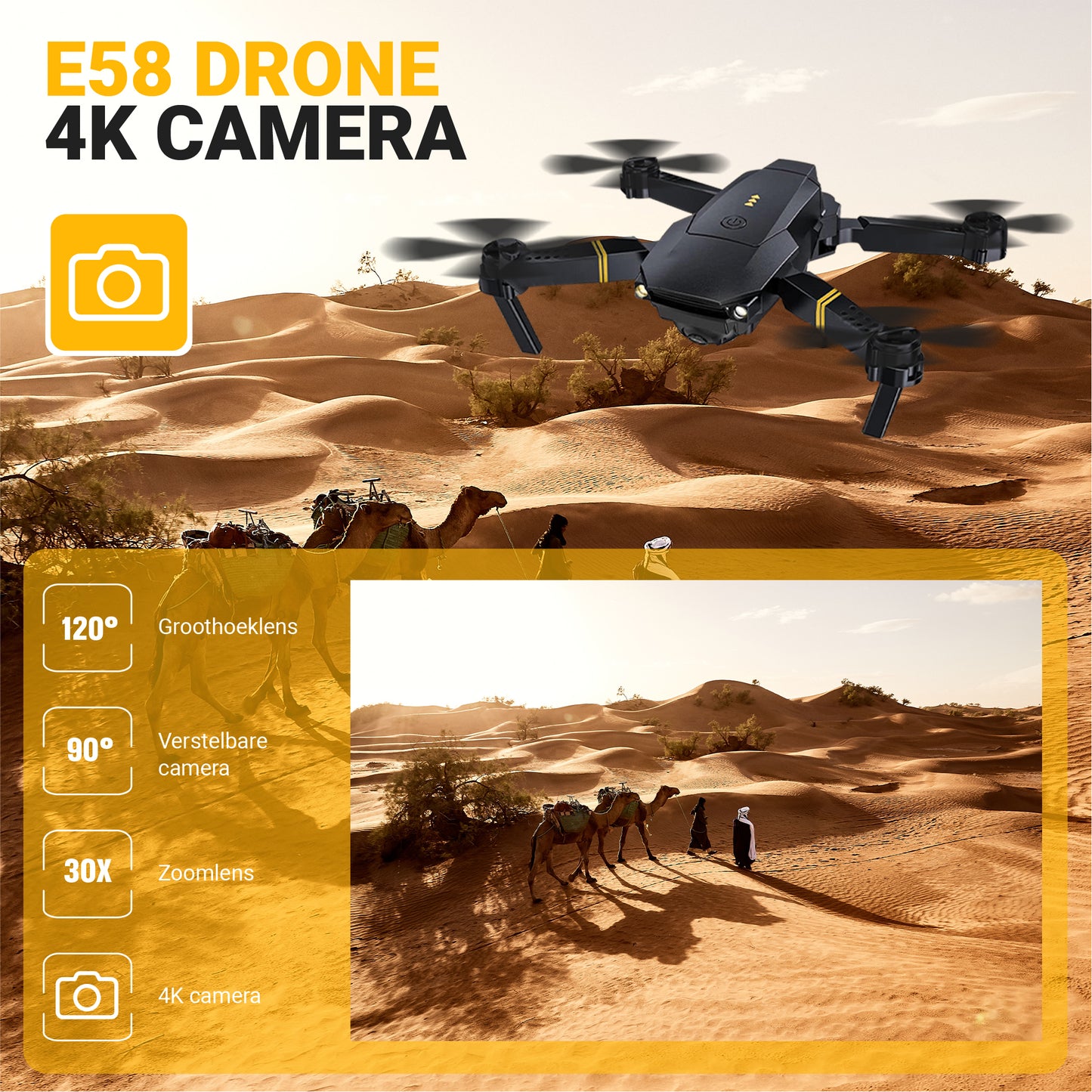 Logivision E58 Drone met 4K Camera