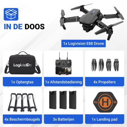 Logivision E88 Drone met 4K Camera