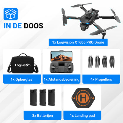 Logivision XT606 PRO Drone met Dubbele 4K Camera